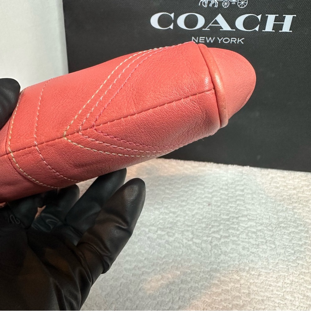 Coach Orange Wristlet Clutch - Picture 11 of 16